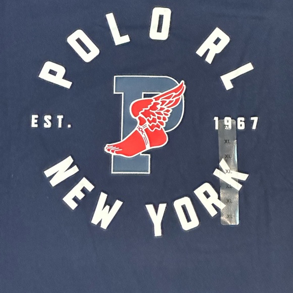Polo Ralph Lauren P-Wing RL New York Tee T-Shirt Royal Blue New W/Tags Men’s XL - Picture 3 of 4